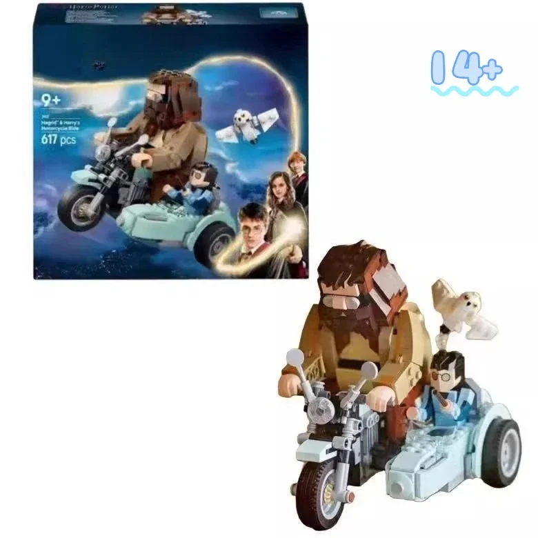 

Конструктор Disney 76443 «Мотоцикл Хагрида и Гарри», 617 деталей, подарки для детей на день рождения и праздники
