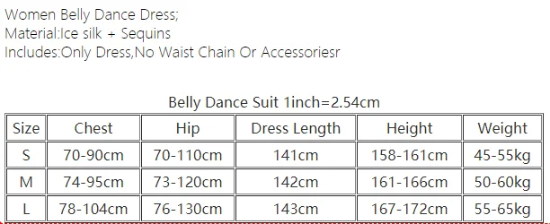 Belly Dance Female Adult Elegant Cool And Breathable Dress Practice Clothes Sequins Long Skirt Profession Performance Clothing