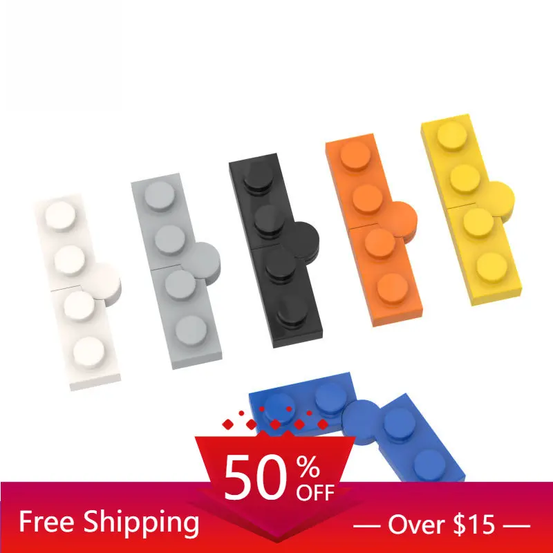 10PCS Brick 73983 2429 1x2 brick High-Techalal Changeover Catch For Building Blocks Parts DIY Educational Creative Gft Toys