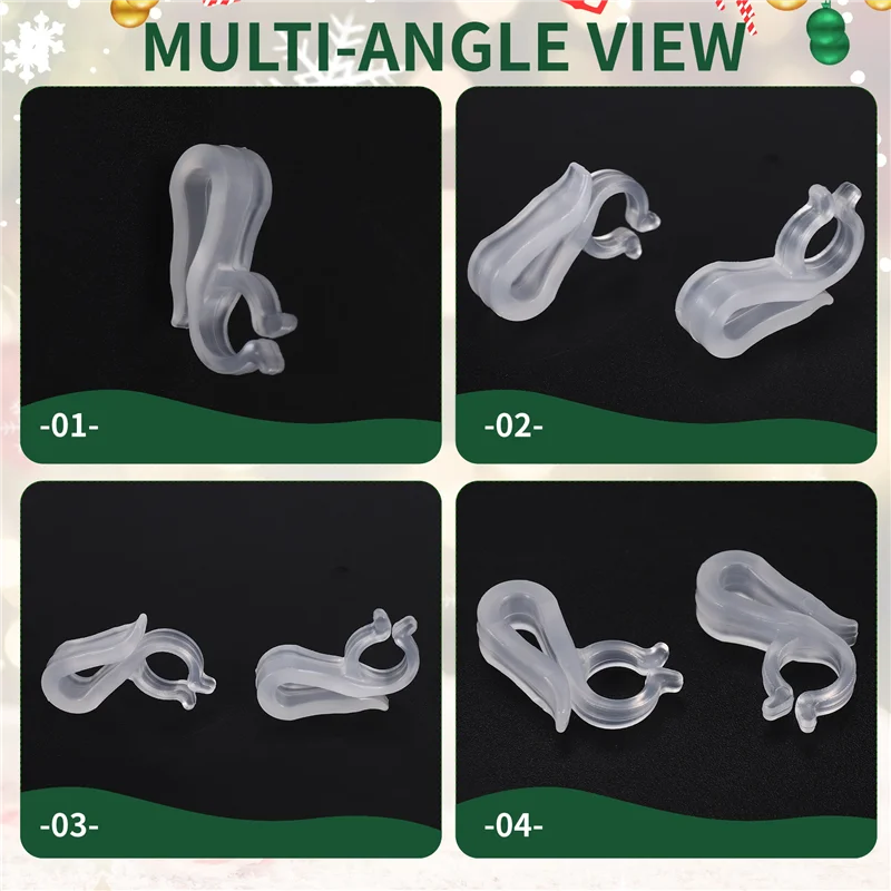【Limited Time Offer】Christmas Light Clips - Gutter Clips For Hanging Outdoor Lights - Gutter Clips For Outside Hanging String Li