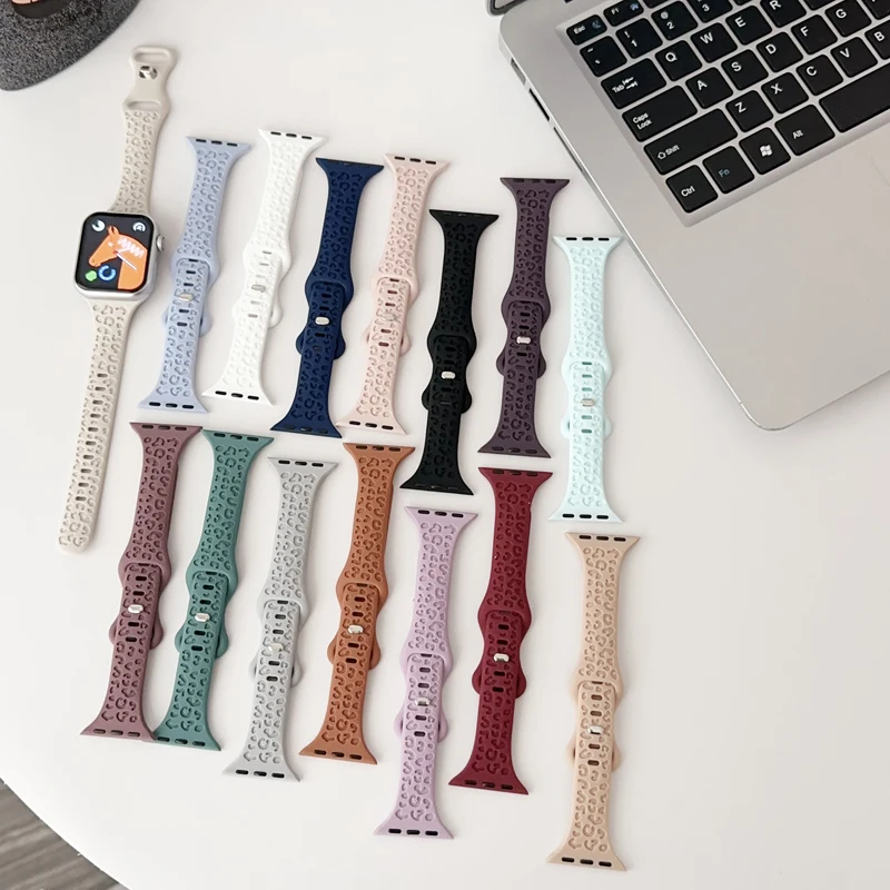 

S10Print Pattern Strap For Apple Watch Band38/40/41/42/44/45/46/49MMSports Smart Watch Accessories Bracelet IwatchS9Ultra2Series