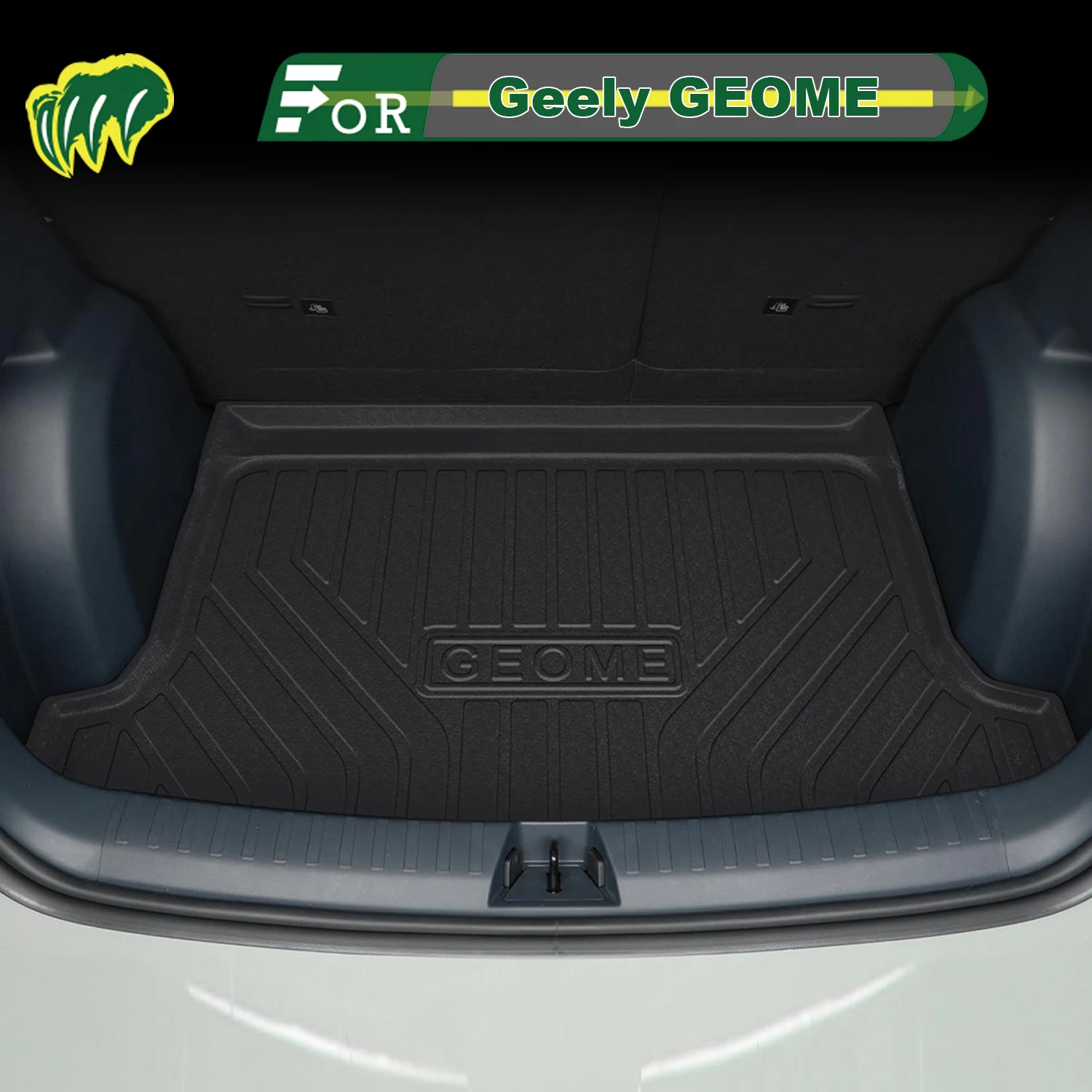 

Для Geely GEOME 2024-2025 TPE индивидуальный коврик для багажника автомобиля всесезонный коврик для багажника 3D-образная подкладка для багажника защитный коврик для спинки стула