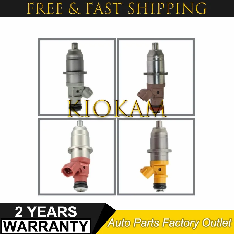 New Grey/Yellow/Red/Brown Fuel Injector for Mitsubishi Pajero III V60 V70 3.5 GDI 01~06 1465A012 E7T05074 DIM1070G MR560553