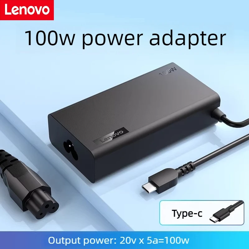 

Оригинальное зарядное устройство Lenovo ThinkPad PD 100 Вт, блок питания для ноутбука Type-C, адаптер 16+P, универсальный кабель питания Thunderbolt USB-C, 20V5A