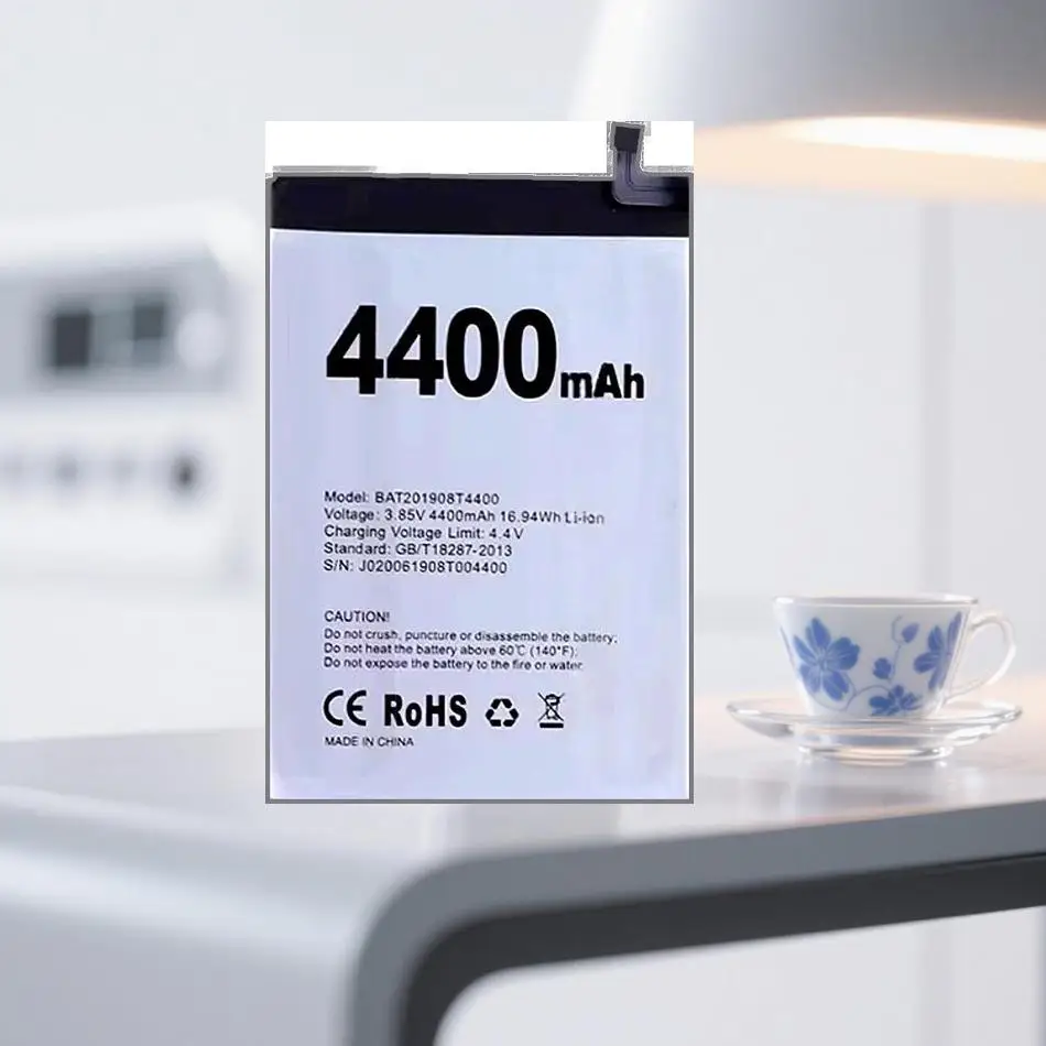 

Mobile Phone Battery For Doogee N20 Pro N20pro High Capacity Good Low-Temperature Performance 4400Mah BAT201908T4400