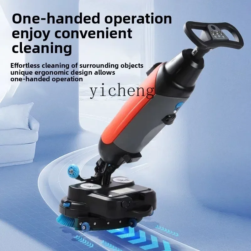 Small Washing Machine Commercial Industrial Hotel Villa Restaurant Workshop Hand Push Sweeping Suction Draggingc28