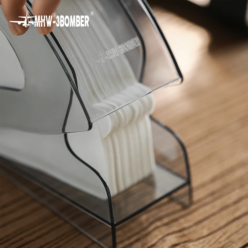 

MHW-3BOMBER Filter Paper Coffee Holder Hand Drip Coffee Filter Paper Holder Filtering Paper Storage for Bar Tool