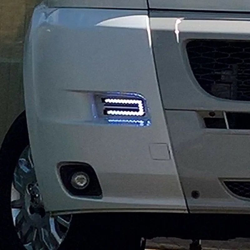 2pcs Car Daytime Running Lights Motorhome DRL for Fiat Ducato Citroen Relay Peugeot Boxer Car Accessories Interior Parts