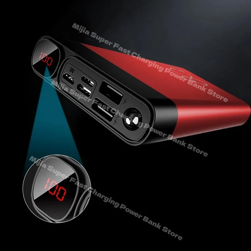 Xiaomi 50000mAh Big Capacity Power Bank  Power Bank With Strong Flashlight Portable Battery  Fast Charging For iPhone 17 Samsung