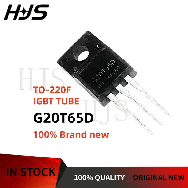 10~30Pcs G20T65D 20T65 TO-220F 20A 650V IGBT power transistor for Electric motor drive NEW