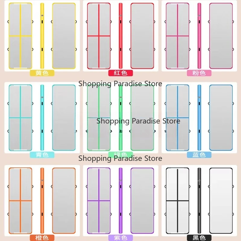 12mX2mX20cm Air Floor Air-filled Tumbling Track air Track Used for Cheer Gymnastics Clubs Dance Studios Mobile Programs Home