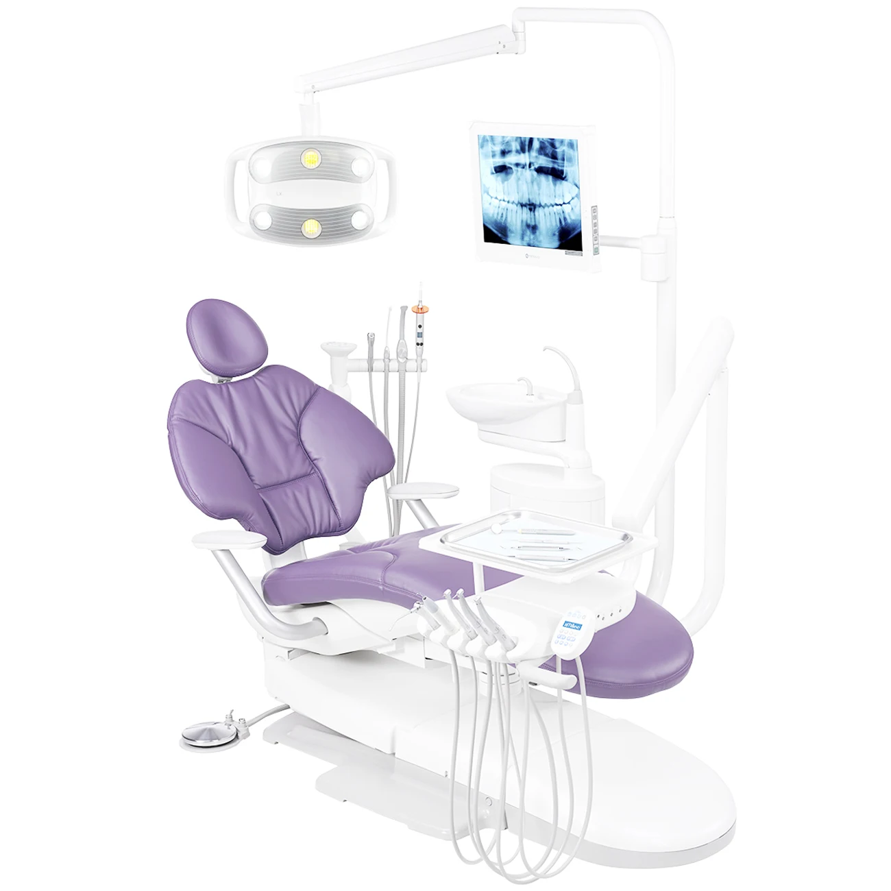 

6LED стоматологическая лампа для полости рта, индуктивная и сенсорная регулируемая операционная лампа с высокой яркостью, точное оборудование для стоматологической клиники