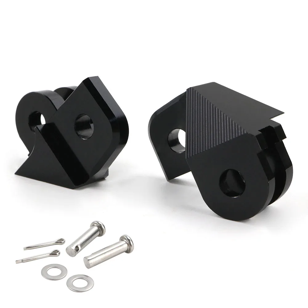 Motorcycle Fit For Honda Blackbird CBR1100XX  VFR800  VFR1200F CBR600F Rider Footpeg Lowering Kit Mounts 6063-T6 Aluminium