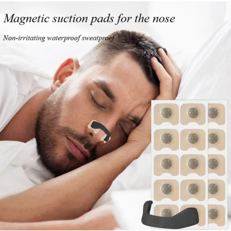 Magnetic Nostril Expander Magnetic Nasal Dilator Breathing Training Adult Anti Snoring Yoga Exercise Nasal Strip Nasal Protector