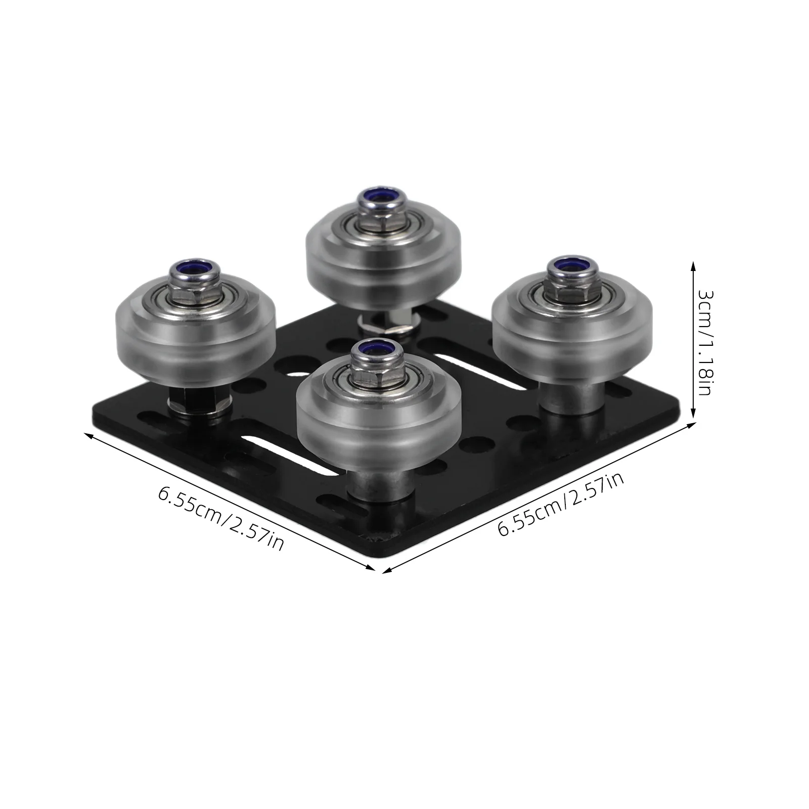 V Wheel Plate Aluminum Profile Gantry Plate Ensures Smooth and Reliable Movement Pulley Compatible for 2020 Series Aluminum