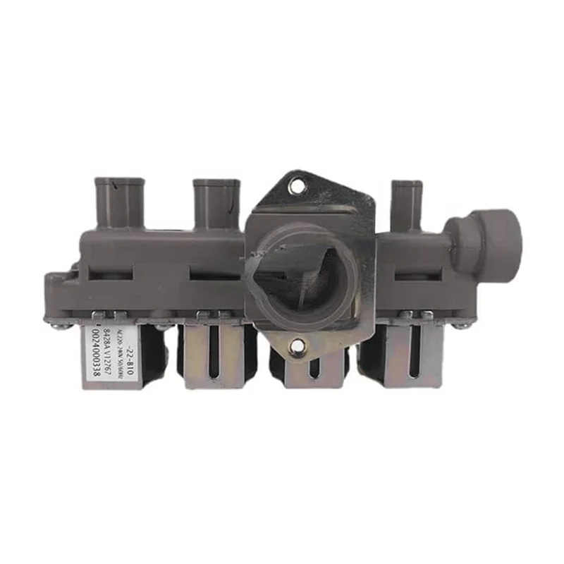 ABGR-válvula de entrada de agua solenoide de cuatro vías para lavadora de tambor Fcf-22-B10/12 accesorios para lavadora