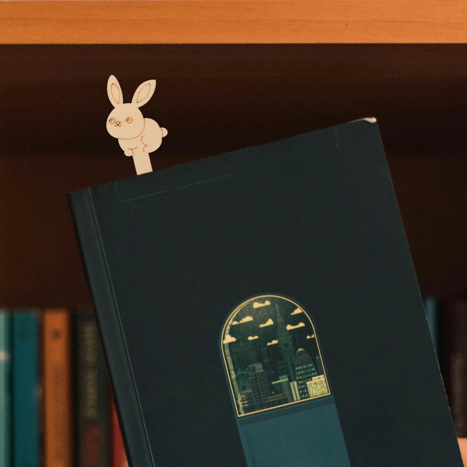 

10 pcs Wooden Bookmarks Rabbit Shaped Blank Unfinished Easter Craft Diy Wood Book Markers For Students Teachers Readers Page