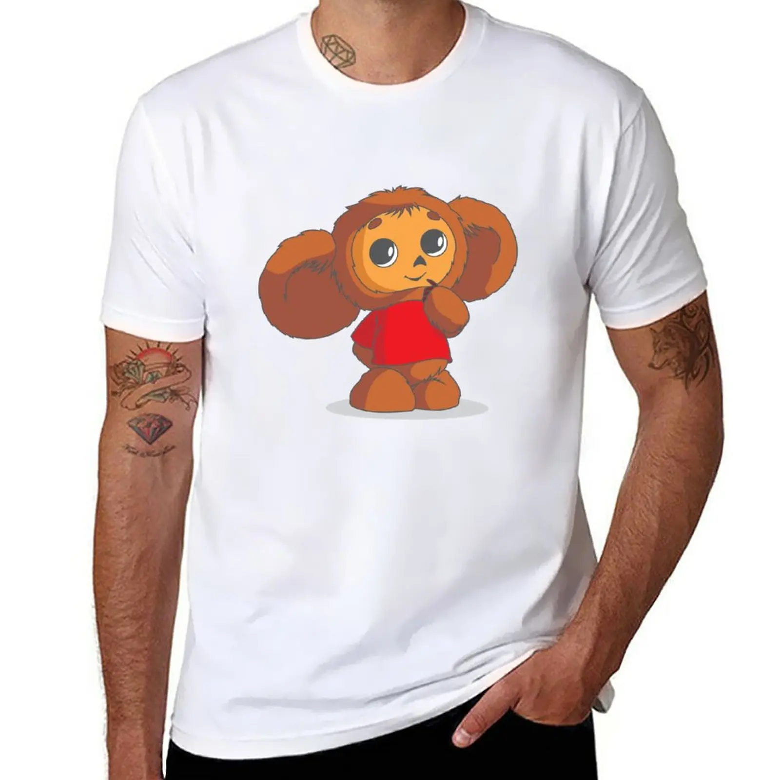 

Cheburashka T-Shirt shirts graphic tees new edition black t shirts for men