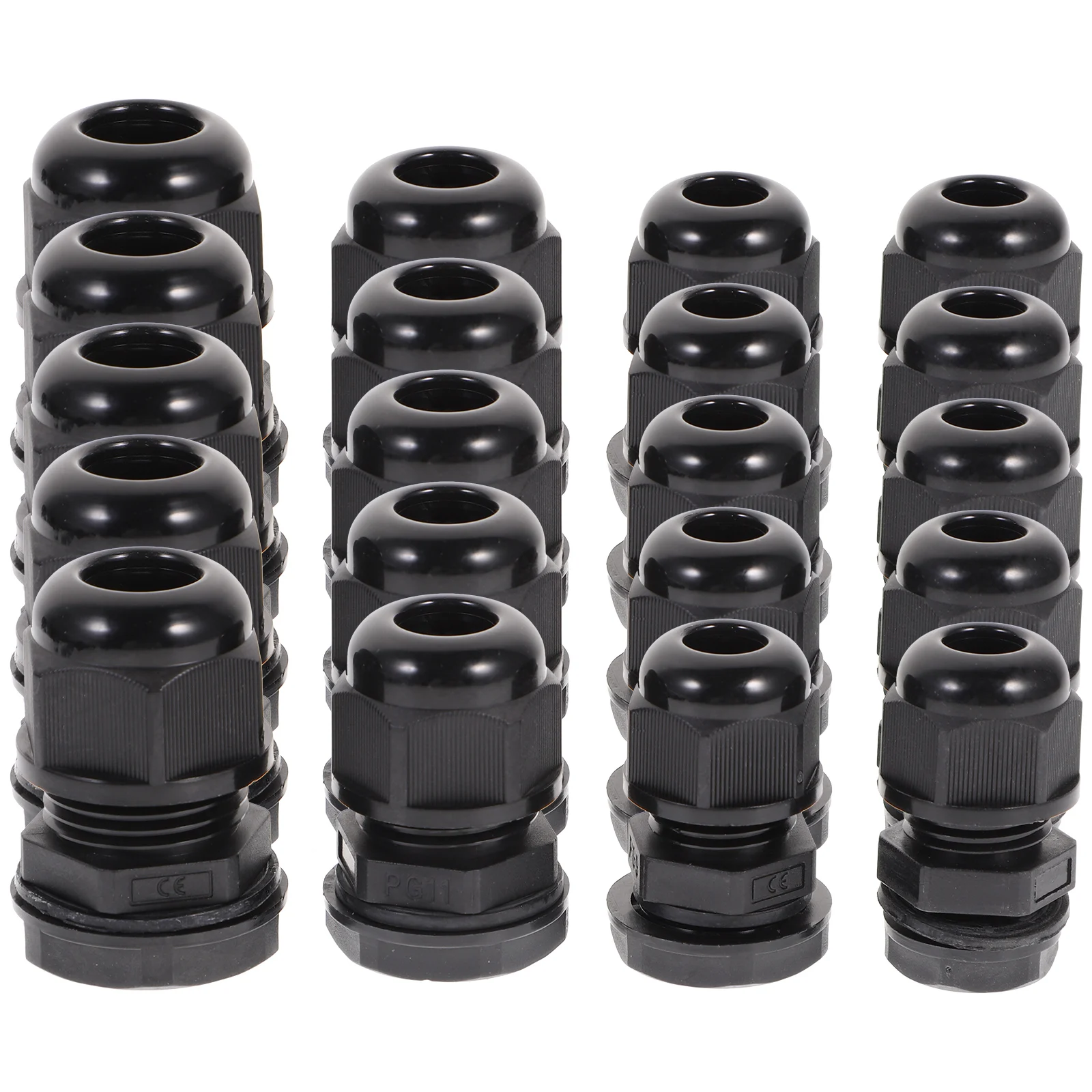 

20pcs Cable Gl Connector Waterproof Nylon Electric Wire Sealing Inserts Long Service Life Easy Install Project Needs Electrical