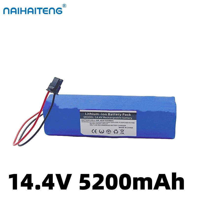 

14.4V 14.8V 5200mAh 18650 4S2P Rechargeable Li-ion Battery Pack For Eufy RoboVac X8 Vacuum Cleaner Large Capacity Wholesale