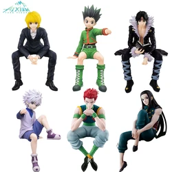 Aixlan 15cm HUNTER X HUNTER Anime Figure Illumi Zoldyck PVC Action Figure GON·FREECSS Figurine Collectible Model Toys Kid Gift