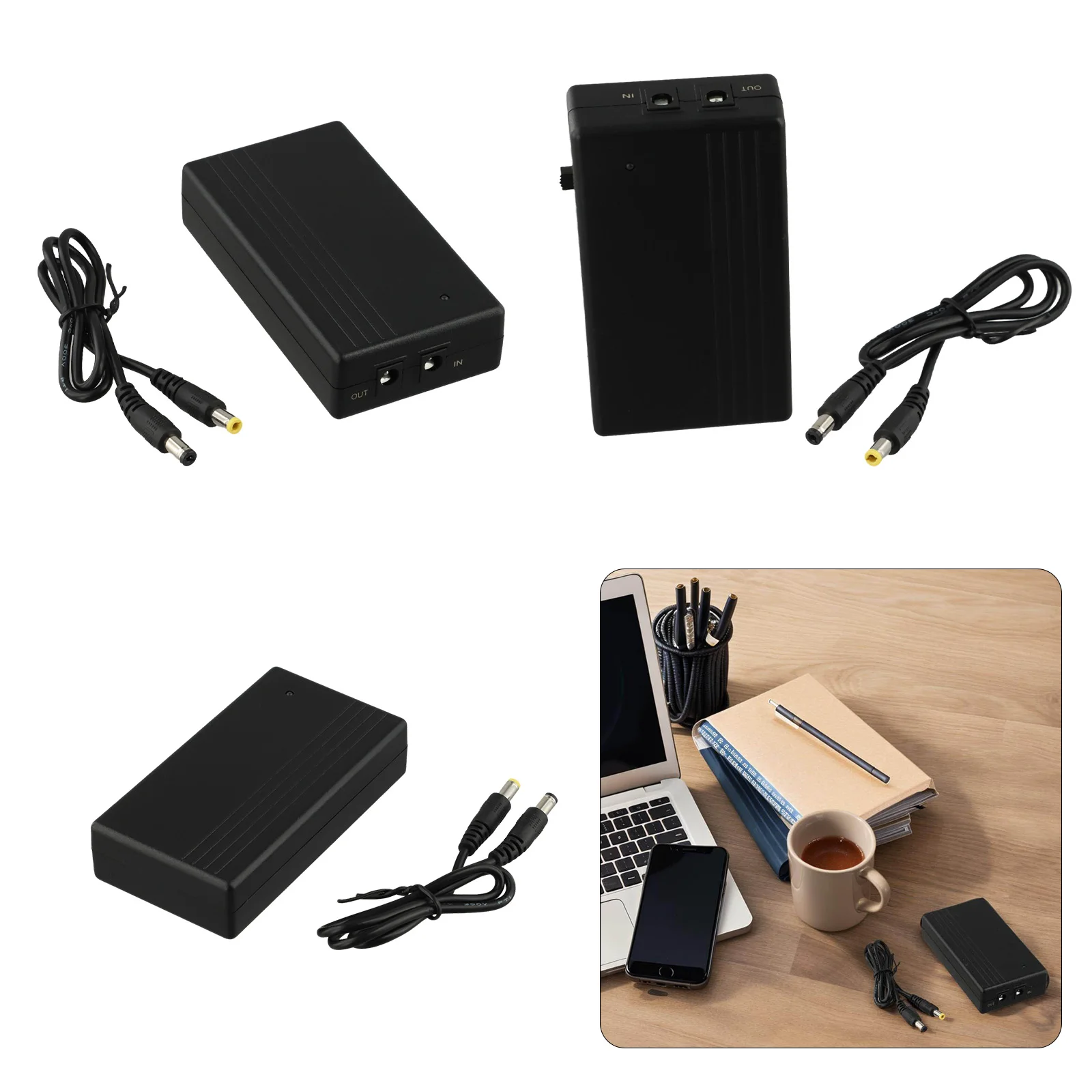 22.2W Power Supply Portable Power Solution Short Circuit Protection 12V UPS For Camera Router Backup Power Supply