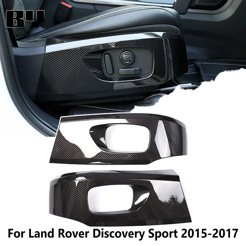 

2 Pcs For Land Rover Discovery Sport 2015 2016 2017 ABS Seat Side Frame Cover Trim Sticker Accessories
