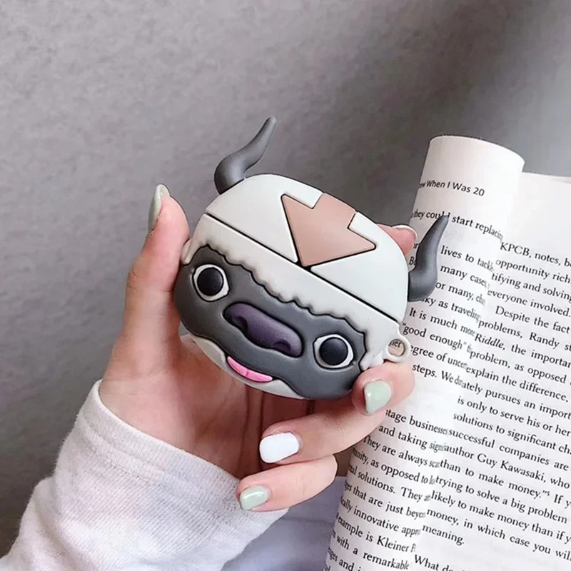 Cute Cartoon Movie Appa Fly Cow 3D Silicone Case for Apple Airpods 1 2 3 Pro 2 Cover for Airpods 4rd Headphone Cases