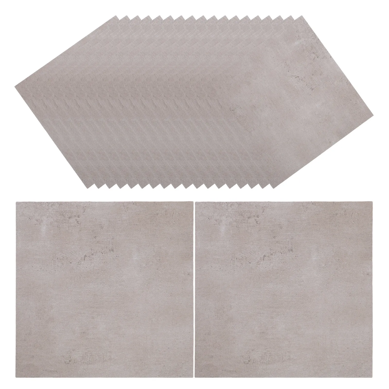 

20Pcs Self Adhesive Marble Pattern Floor Tiles 11.8x11.8 Inch Waterproof Wear Resistant PVC Vinyl Stickers for Bathroom Kitchen
