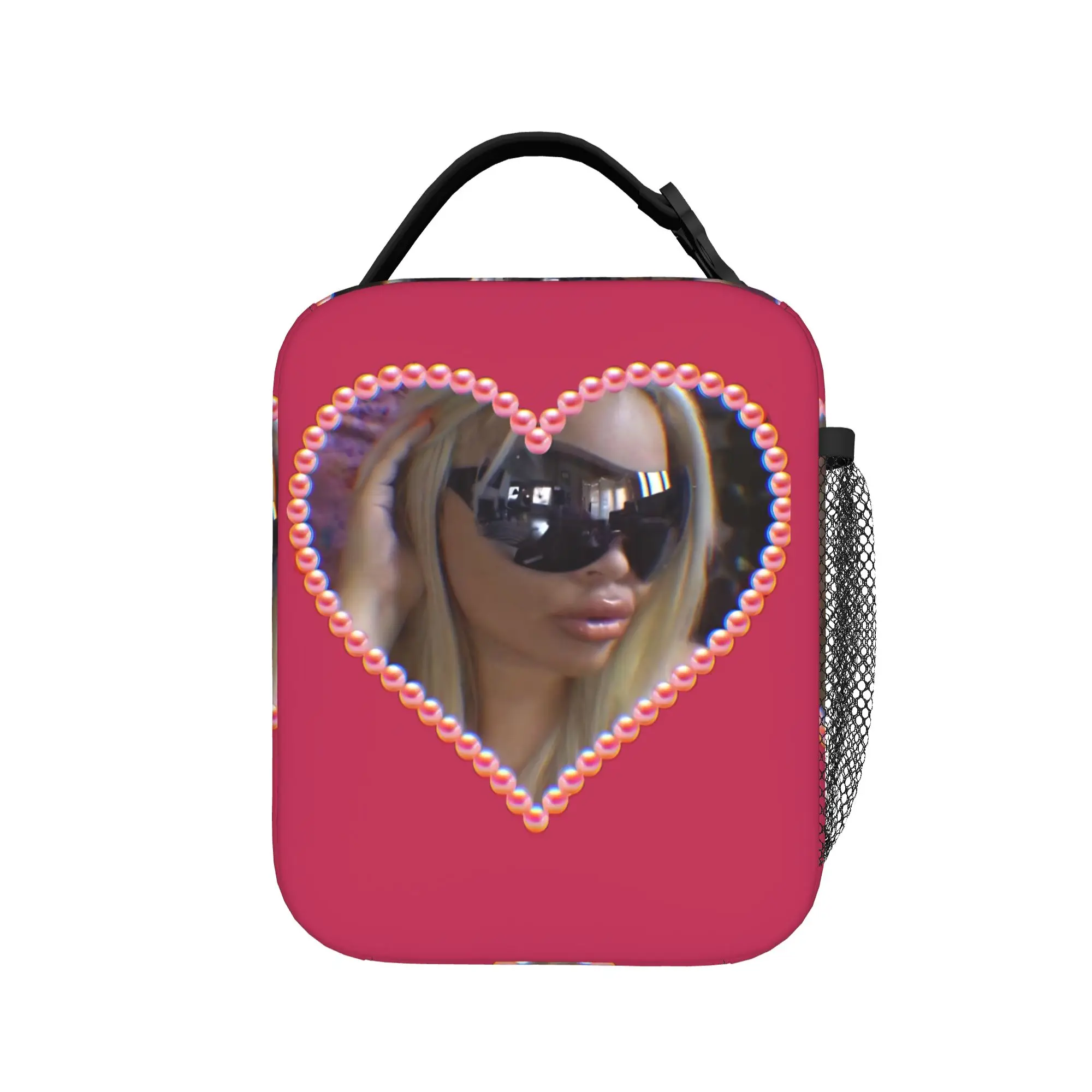 

Сумка для обеда Trisha Paytas, сумка для пикника на открытом воздухе для женщин, сумка для еды с забавным принтом, водонепроницаемая портативная сумка-холодильник на молнии