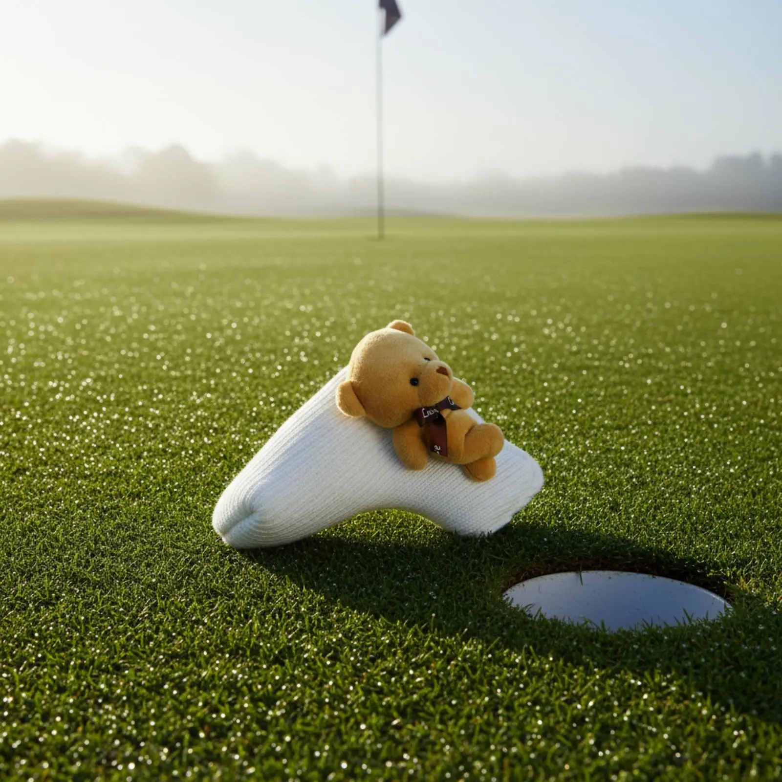 

Cuddly Teddy Putting Club Cover Cute Design Cartoon Teddy Sport Club Protector Soft Creature Sport Headcover Lightweight &
