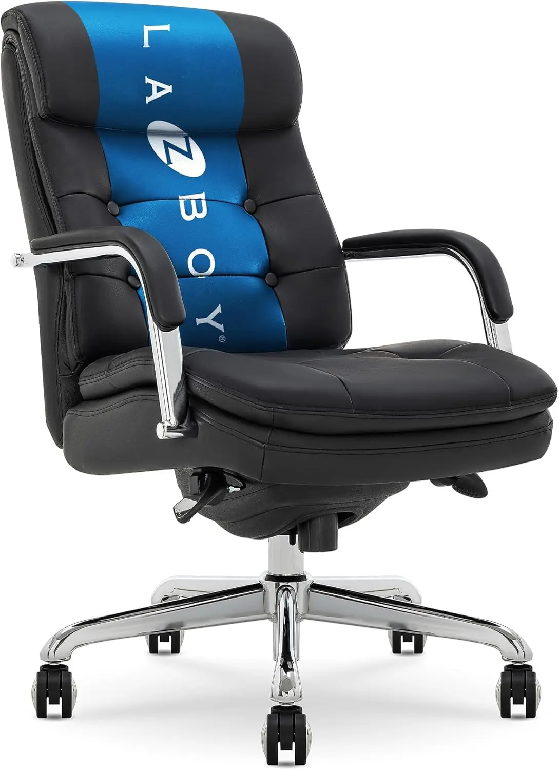 

Sonata Executive Mid-Back Office Chair, Button-Tufted Seat and Back, Double-Layer Cushion, Padded Armrests, Ergonomic Computer