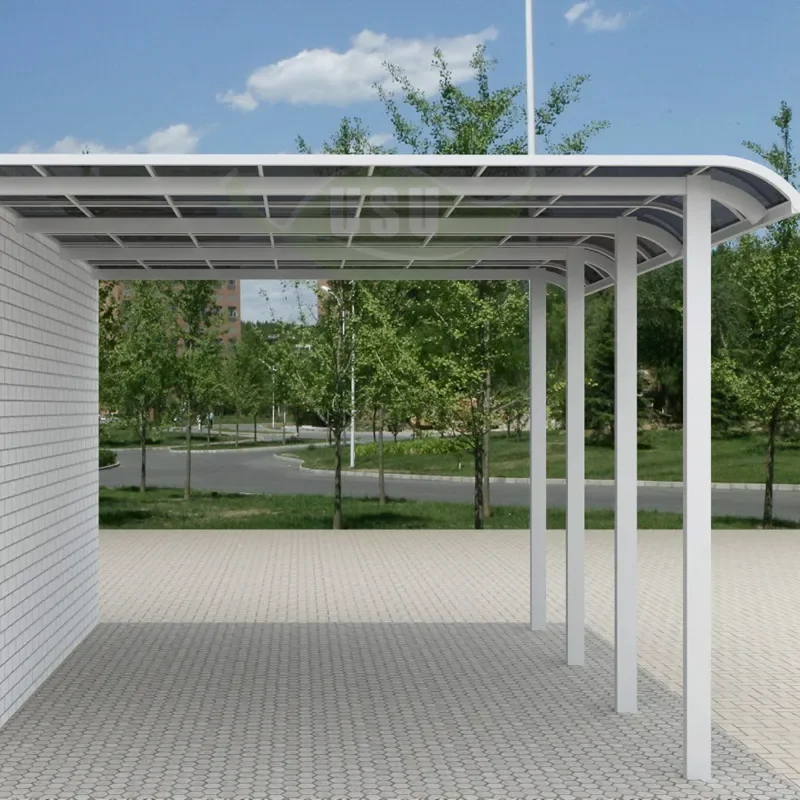 2026 Polycarbonate Rain Shelter Awning Covers Sun Canopy for Door and Window Gazebo