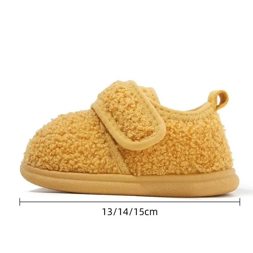 أحذية ثلج شتوية متينة وناعمة ومضادة للانزلاق وبطانة للرضع أحذية شتوية للأطفال الصغار