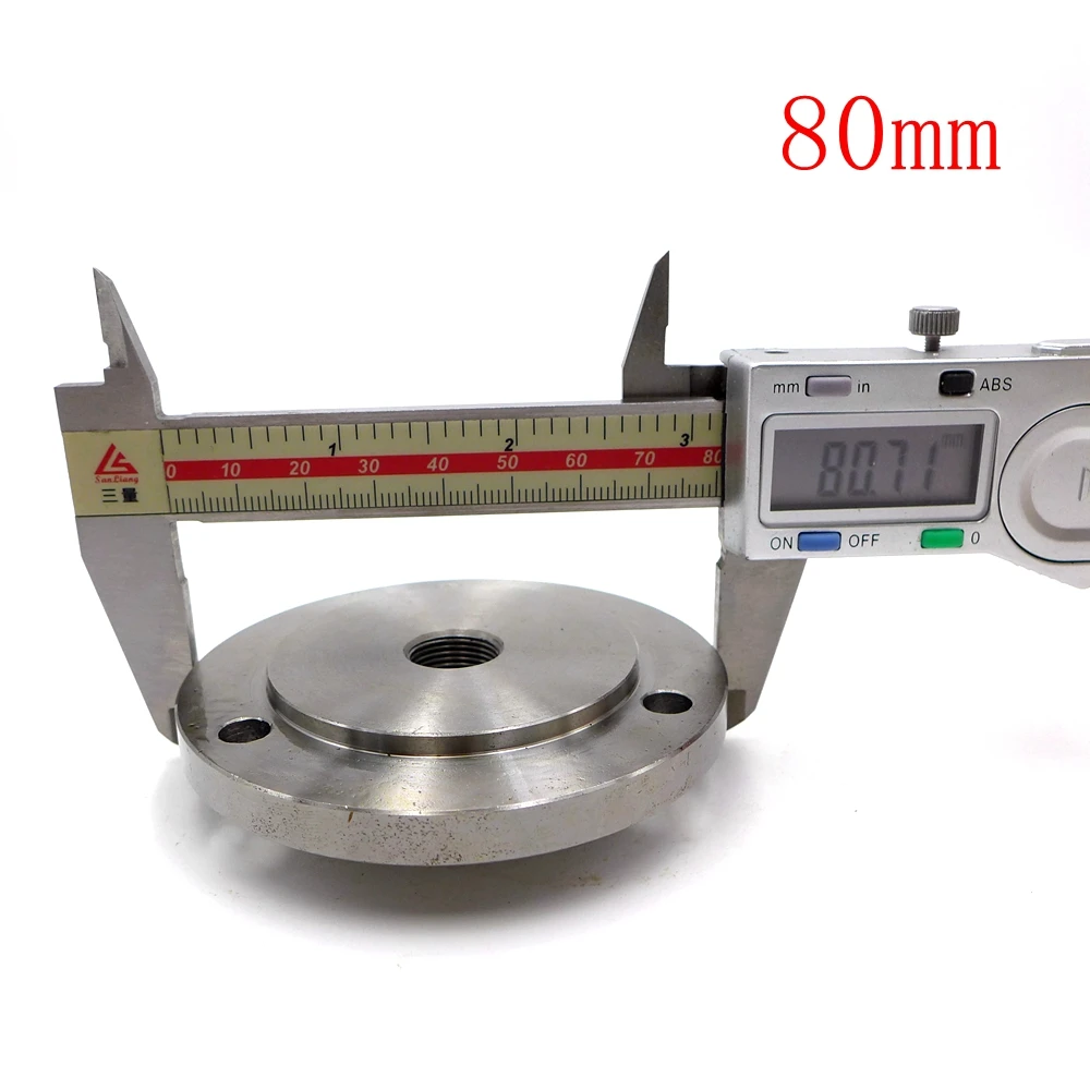 M14x1mm M14 Spindle Thread Chuck Flange Back Plate Base Adapter K11-80 K12-80 K11-100 K12-100 K11-125 K12-125