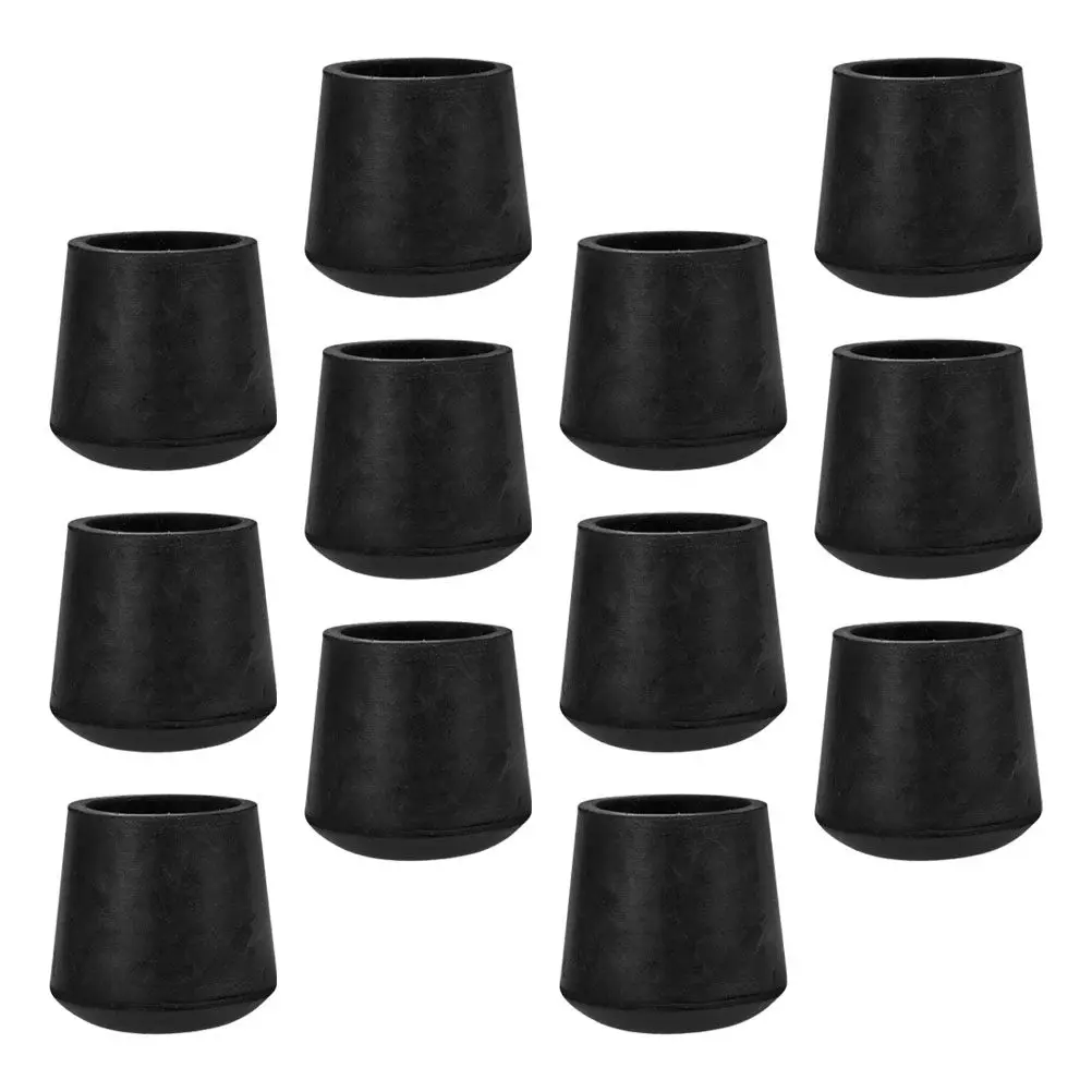 12Pcs Anti- Pads Safety Rubber Trampoline Foot Covers Shock Absorption Wear Resistant Leg Caps Trampoline Foot Pad
