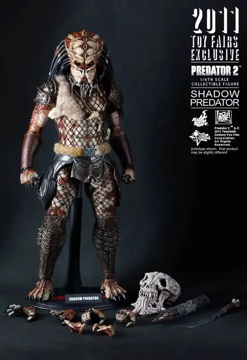 Ht Hottoys 1/6 Mms154 The Predator Shadow Blood Venue Limited 12 Inch Action Figure Collection Model Decoration Toys