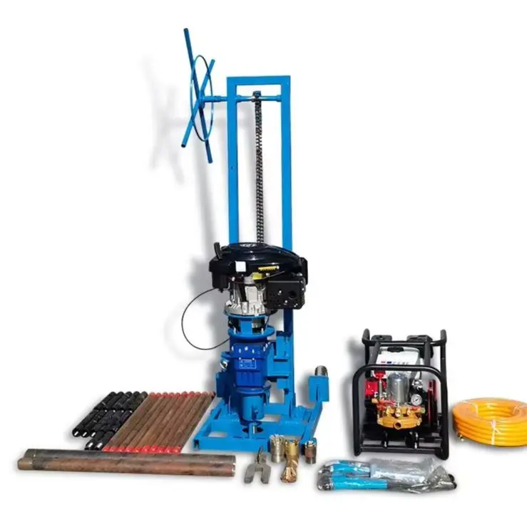 Equipo de Perforación Portátil Personalizado y Duradero, con Motor de Gasolina o Diésel, 15 m, para Muestreo de Suelo, Roca y Hormigón, Dispositivo de Perforación Confiable