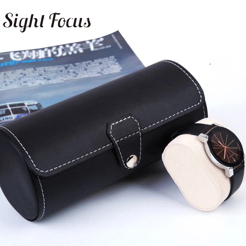 Portable Travel Watch Organizer Roll Case 3 Slots Watch Storage Pouch Jewelry Box Suitable for Mechanical,Smart, Quartz Watch