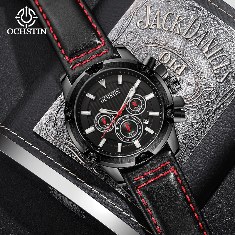 

OCHSTIN Fashion Date Quartz Watches Top Brand Luxury Male Clock Chronograph Sport Mens Wrist Watch Luxury Relogio Masculino