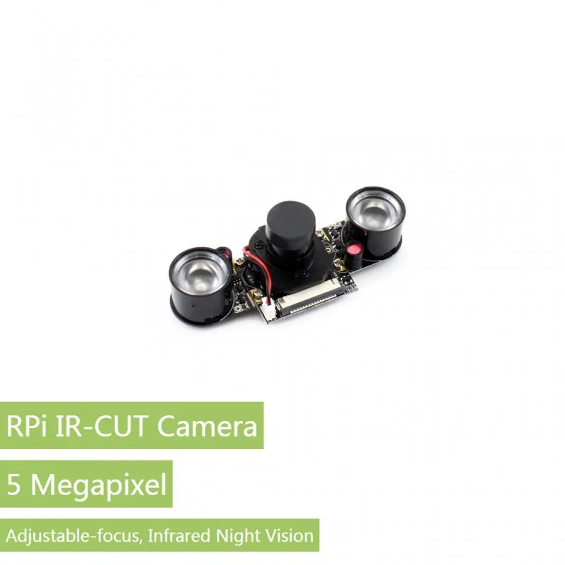 Waveshare Raspberry Pi Camera Module, Embedded IR-CUT, Supports Night Vision