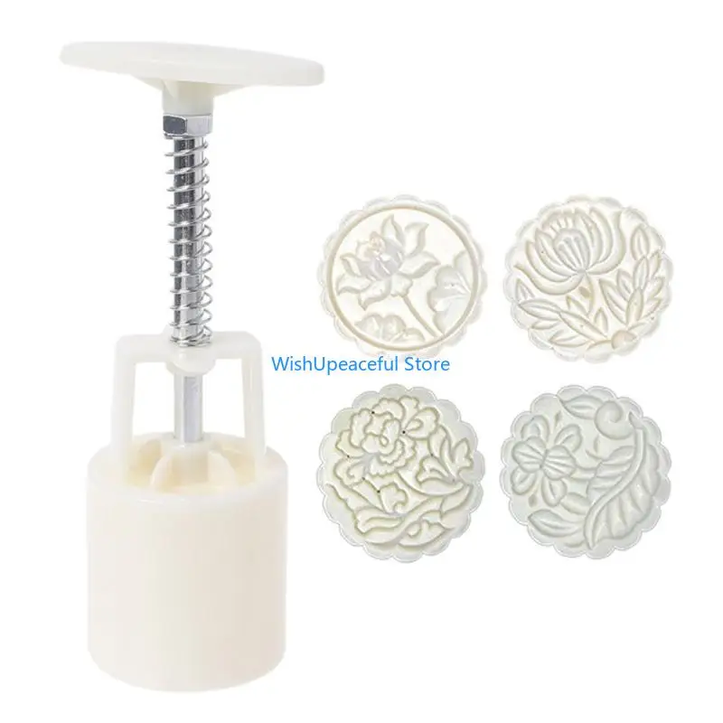 

34YA 100G Лотос в форме тестовых форм для лунного пищи Луны