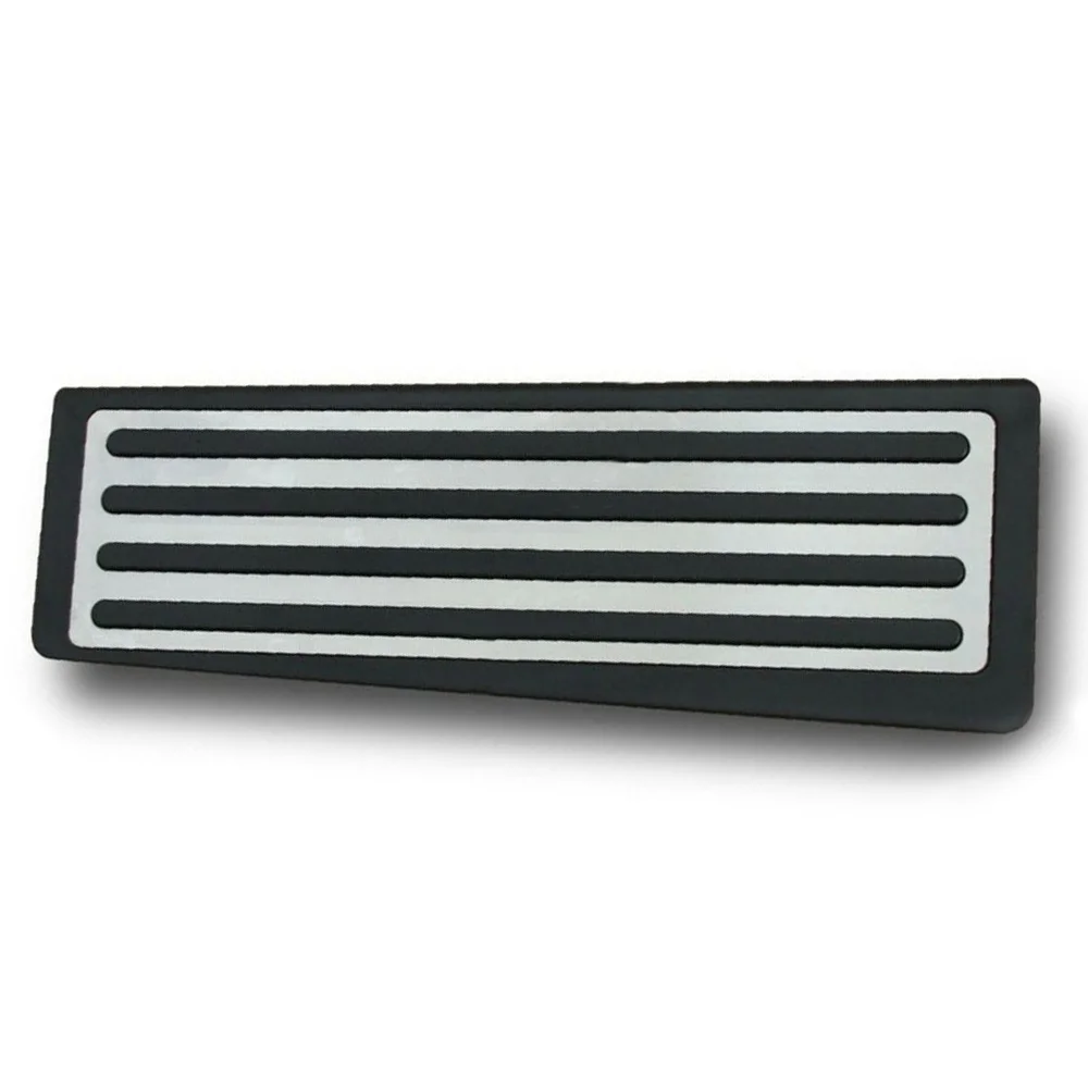 Practical High quality New Footrest Cover Pad Overlay Dead Pedal Stainless Steel Upgraded Cover NO DRILL Practical