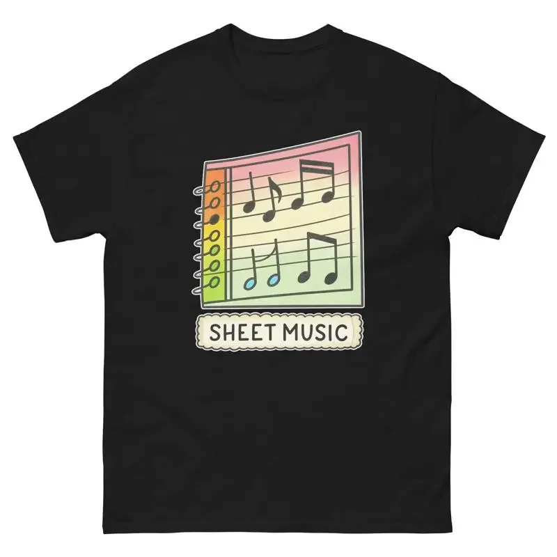 Sheet Music School Classroom Object Office Teacher T Shirt