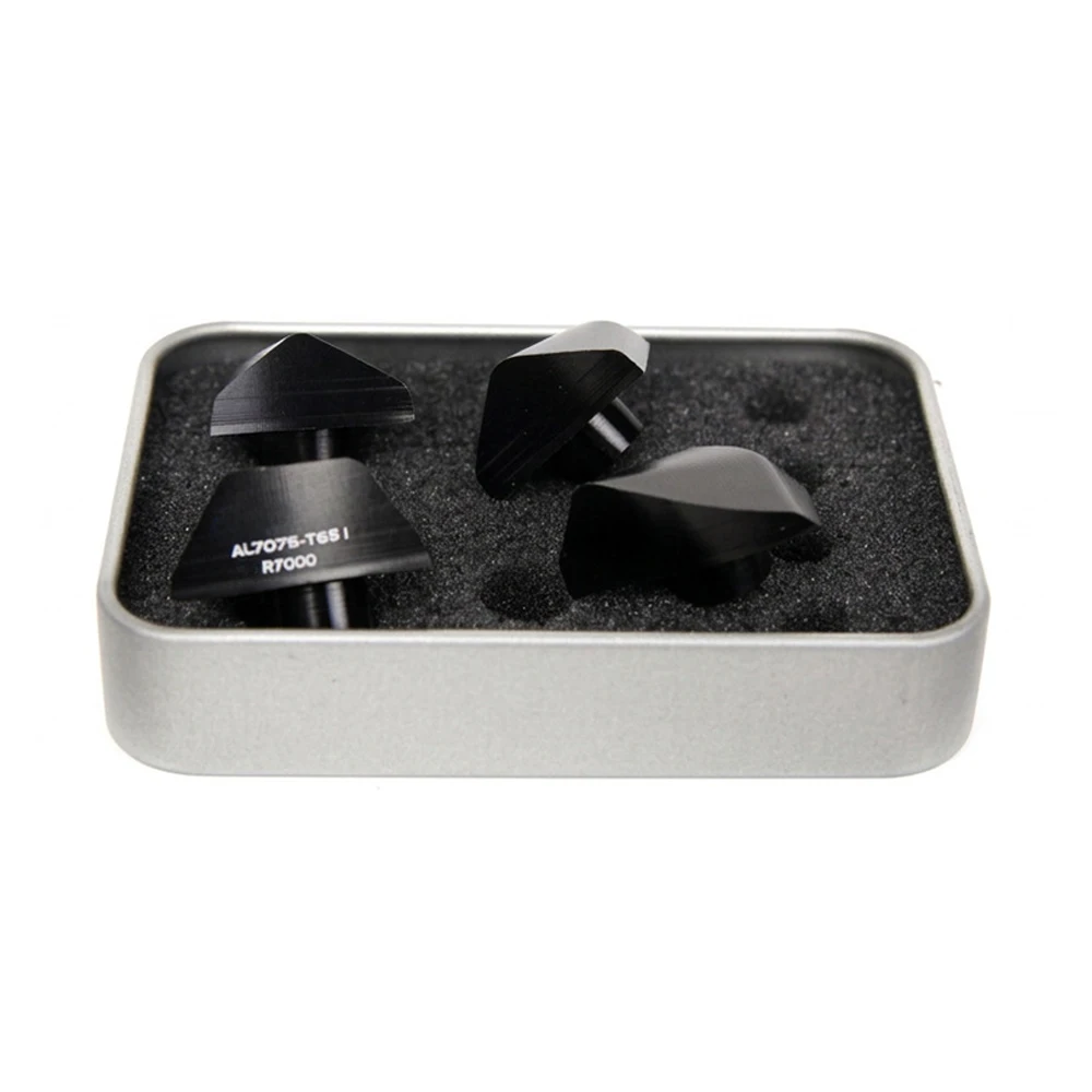 For R7000 R8000 R9100 Specific Chainring Bolt Covers Made from AL7075 T651 Aluminum Alloy CNC Precision Bicycle Parts