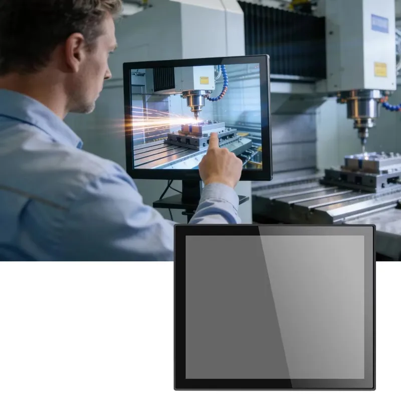 Industrial Open Frame Touch Screen Panel PC IP65 4GB RAM 32GB EMMC Android/Linux/Win 10/Ubuntu OS HMI VESA/Wall Mount in Stock