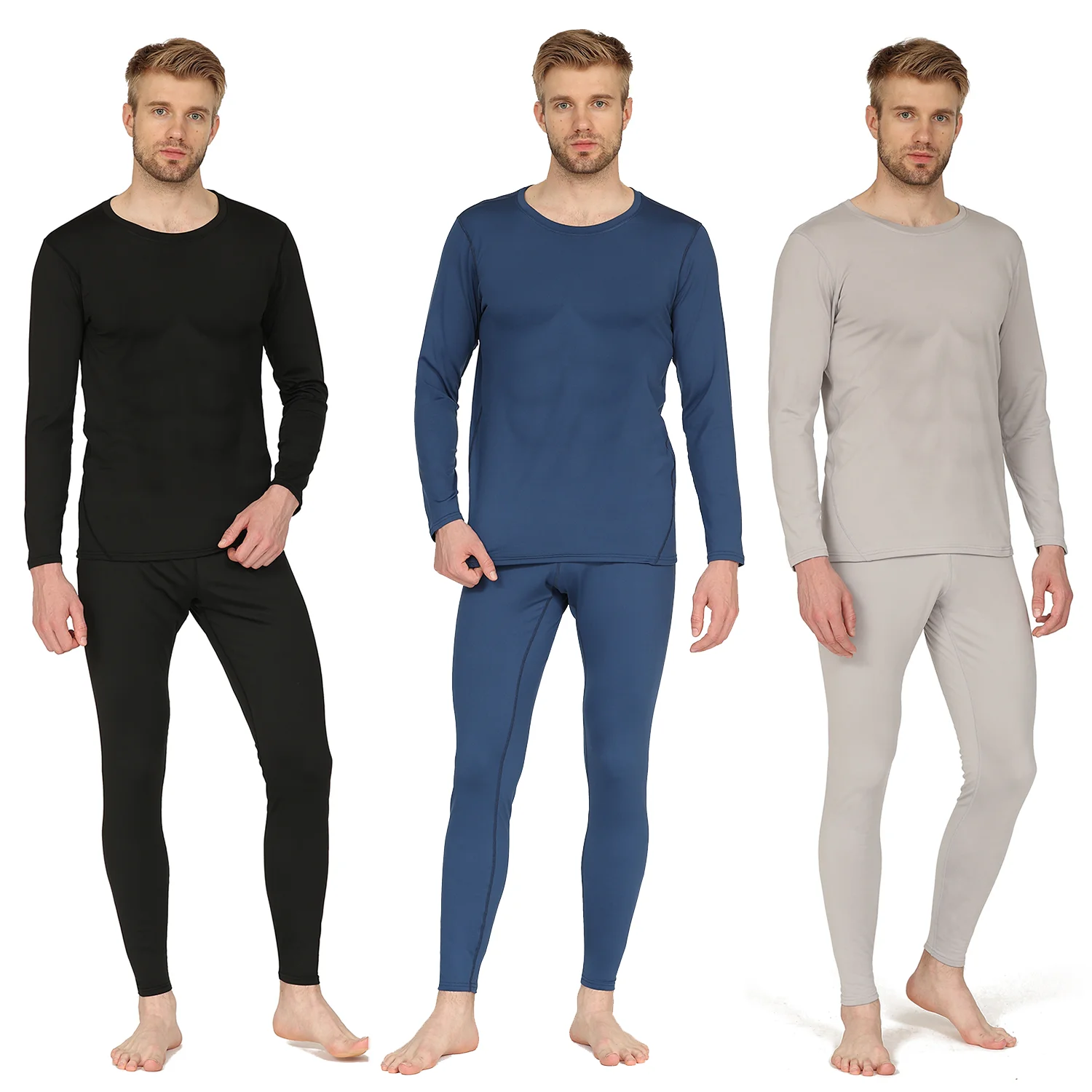 Winter Thermal Underwear Suit Men Compression Sportswear Fitness Clothes Long  Shirts Pants Warm Base Layer Sport 