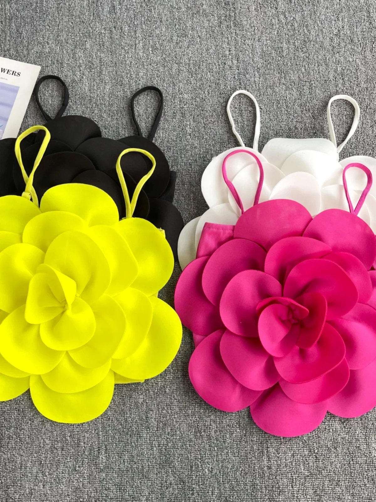 

Summer ort Strapl Crop Top Women's Faion Floral 3D Printed Csole Tank Top Slim Fit Outerwear Sle Commute