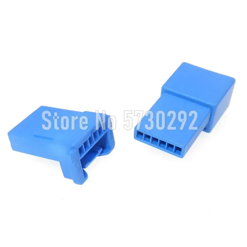 6P Blue Automotive Wire Socket Wiring Harness Connetcor Auto Unsealed Adapter With Terminal