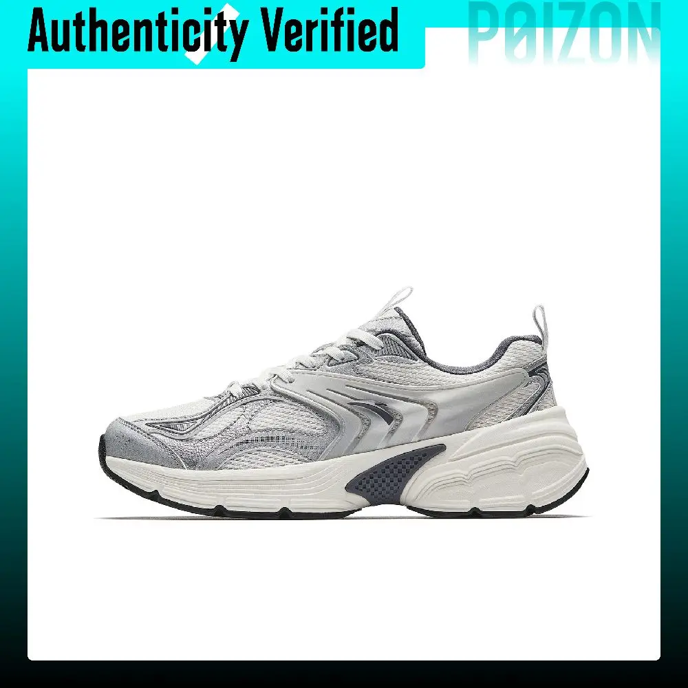 Anta AT959 Low top Running Shoes Women's White Silver Gray 922615501Q-2